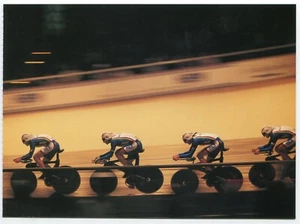 Cartolina Ciclismo - Campionati Mondiali di Pista 1999 - Squadra Inseguimento Tedesca Berlino - Foto 1 di 2