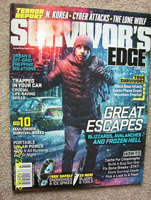 Survivors Edge _ Winter 2018 _ Off Grid Prepping _ Cache _New (unread) Condition - Image 1 of 3