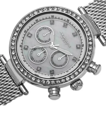 Reloj marcadores Akribos XXIV AK682SS F1003 esfera día fecha bisel cristal Foto 1 de 4