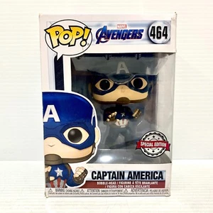 Funko Pop! Vinyl - #464 Marvel Captain America Figure - Special Edition - New - Picture 1 of 8