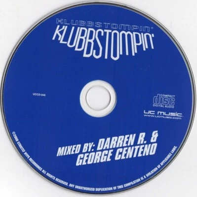 2000 CD Chicago Street Mix DJ Darren R. & George Centeno – Klubbstompin NEW - Image 1 of 4