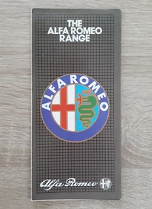 Alfa Romeo Range Brochure 1982 - Alfasud Sprint Giulietta Alfetta 6 GTV6 - Picture 1 of 7