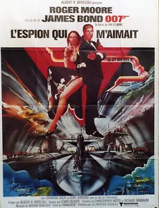 "L'ESPION QUI M'AIMAIT" Affiche originale 1977 (Roger MOORE) 120x160cm - Imagen 1 de 1