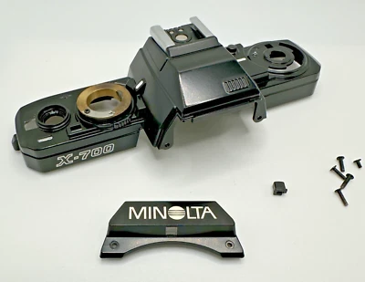 CUBIERTA SUPERIOR ORIGINAL MINOLTA X700 CON TORNILLOS Y PLACA DE IDENTIFICACIÓN Foto 1 de 4