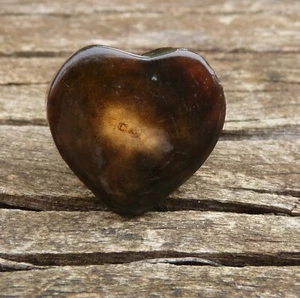 Bague coeur en corne de zébu bio Madagascar Taille 53 - Imagen 1 de 2