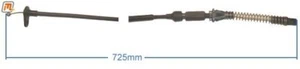 Cable de gas FORD Capri MK2 y MK3 OHC 1,6-2,0 l solo LHD a partir de 02/75 longitud = 725 mm - Imagen 1 de 1