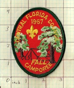 Central Florida Council 1967 Autunno Camporee bg18 BSA Boy Scout patch - Foto 1 di 1