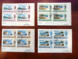 British Soloman Islands 400th Anniv Used FD Plate Blocks #176-79 $9.99 - Picture 1 of 1