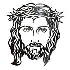 Jesus Kopf Figur Aus Metall Spirituelle Dekoration 35 X 25 Cm