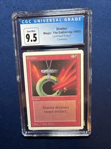 MTG Unlimited Shatter CGC 9.5 GEM MINT (Blue Label 10) 1993 - Picture 1 of 2