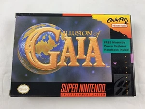 Super NES Nintendo Enix Illusion Of Gaia Brand New In Box 100% Mint!!! - Picture 1 of 4