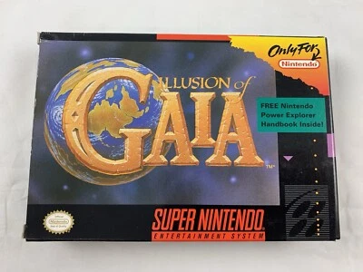 Super NES Nintendo Enix Illusion Of Gaia Brand New In Box 100% Mint!!! - Image 1 of 4