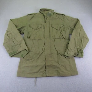 Vintage US Army Jacket Small Green Alpha Industries Coat Cold Weather Field 70s - Picture 1 of 16