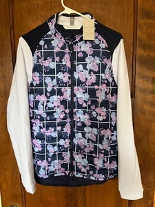 Peter Millar Large NWT Women's Merge Hybrid Jacket Floral LS23EZ08 RET $230 - Picture 1 of 9