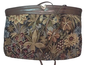 Vintage Morris Moskowitz Tapestry Clutch Purse Handbag With Strap. Made In USA - Picture 1 of 7