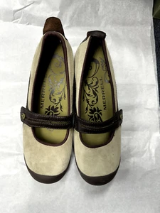 Merrell Plaza Bandeau Dark Taupe Mary Jane Shoes J46404 Women's Size 6 - Picture 1 of 3