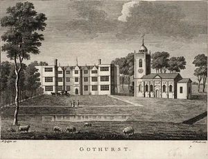 Peter Mazell / Moses Griffith - Gothurst, Buckinghamshire - Antique Engraving - Picture 1 of 5