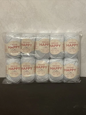 Sirdar HAPPY Hilo 100% Algodón Lote De 10 Madejas 20 G Ea Tono: 765 Foto 1 de 4