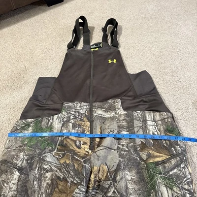 Under Armour Stealth Coldgear Storm Camo Bibs Realtree XL - Image 1 of 4