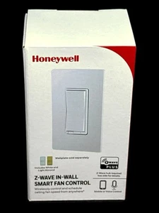 Honeywell Z-Wave In-Wall Smart Fan Control White/Light Almond ZW4002 - NEU - Bild 1 von 5