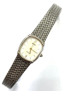 Seiko Excalibur 1221-5890 Quarz - elfenbeinfarbenes Zifferblatt, Meshband, funktioniert - Bild 1 von 8