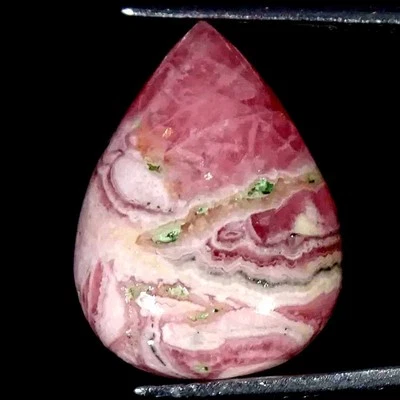 13.30Cts Natural Rhodochrosite Pear Cabochon Loose Gemstone 14x18x5mm - Image 1 of 4