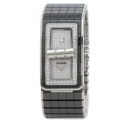 Relojes Chanel Code Coco Diamante H6027 Acero Inoxidable/SSxCerámica Damas Foto 1 de 4