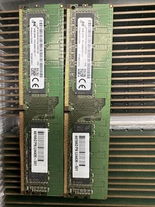 Micron MTA18ASF2G72AZ-2G6 16GB 2Rx8 PC4-21300 DDR4-2666MHz ECC Unbuffered RAM - Afbeelding 1 van 2