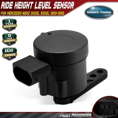 Sensor de nivel de altura de conducción del pasajero delantero para Mercedes-Benz 300SL 500SL 1990-1993 Foto 1 de 4