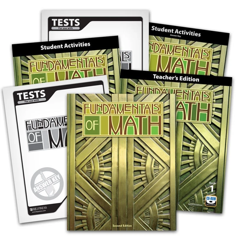 BJU Bob Jones 7th grade FUNDAMENTALS OF MATH 7 Complete Kit Student Teacher Ed - Image 1 of 1