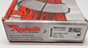 Disc Brake Pad Set-R-Line Metallic Raybestos MGD369MH With Hardware Kit - Picture 1 of 7