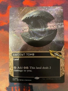 MTG Edge of Eternities Ancient Tomb Borderless - Picture 1 of 1