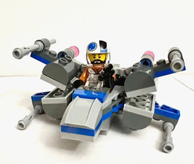 LEGO Star Wars Set #75125- RESISTANCE X-WING FIGHTER Microfighter & Minifig-used