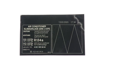 Nueva etiqueta genuina Mercedes-Benz 2218173920 OEM Foto 1 de 4