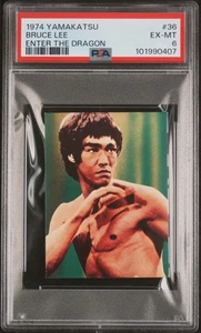 Yamaha Enter the Dragon 1974 #36 Bruce Lee PSA 6 - Imagen 1 de 2