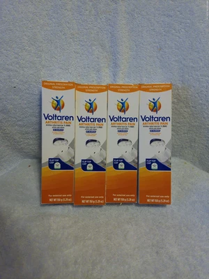 4 crema para el dolor de artritis Voltaren cada 5,29 OZ Nuevo En Caja Caduca 07/2028 Foto 1 de 4