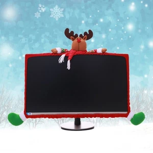 25 -35inch Computer Screen Decoration Set Monitor Protector Cove Desktop - Afbeelding 1 van 11