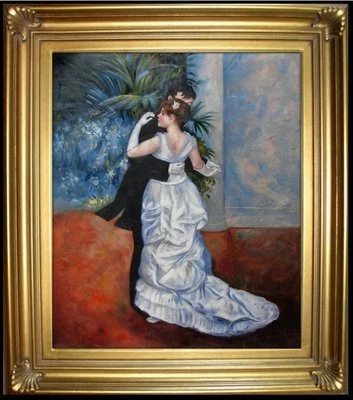 Pintura al óleo enmarcada, calidad Repro Renoir, Pierre-Auguste City Dance 20x24 pulgadas Foto 1 de 2