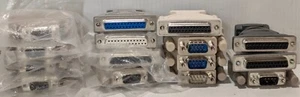 DB9 Serial Male to DB25 Parallel Female Adaptor Lot of 15 - Picture 1 of 1