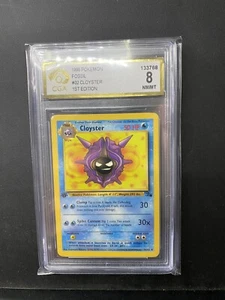 CLOYSTER Fossil 1ST EDITION UNCOMMON Pokemon Card 32/62 CGA 8 - Picture 1 of 7