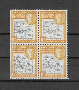 FALKLAND ISLANDS/DEPENDENCIES 1946/49 SG G6e/G6ea MNH - Picture 1 of 2
