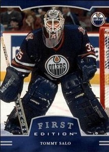 #52 Tommy Salo - Edmonton Oilers - 2002-03 Be a Player First Edition Hockey