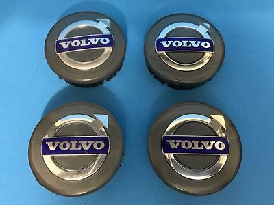 VOLVO S60 S80 C70 V70 XC70 XC90 GENUINE FACTORY OEM CENTER CAPS SET 30666913 OEM - Image 1 of 4