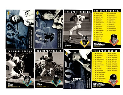 ⚾ 1994 Upper Deck  Heroes Baseball Set 1-225 ⚾ Mantle Ruth Mays Maris Aaron ⚾ - Image 1 of 4