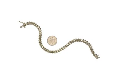 Pulsera Tenis Oro Amarillo 10k 7.5" Diamante Natural 10,4 gramos 2.50CTW Foto 1 de 4