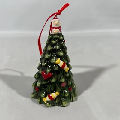 Árbol de Navidad Spode Vintage Multicolor LED Árbol Adorno Loza y Vidrio Foto 1 de 4