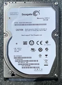 XBOX ONE INTERNAL HARD DISK DRIVE HDD Seagate 500GB REPLACEMENT Slim S - Picture 1 of 1