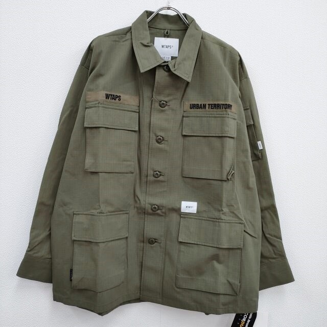 WTAPS JUNGLE/LS/NYCO.RIPSTOP. CORDURA 202WVDT-SHM01 Jacket khaki 3