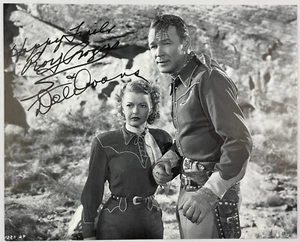 Roy Rogers & Dale Evans, ancora pubblicitario, fotografia, firmata - Foto 1 di 1