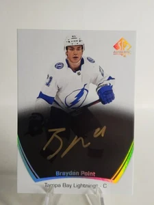 2021-22 Upper Deck SP Authentic Gold Auto Brayden Point Tampa Bay Lightning - Picture 1 of 3